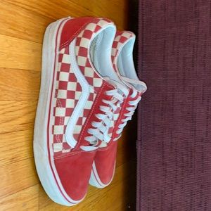 Vans Old Skool Red Checkered